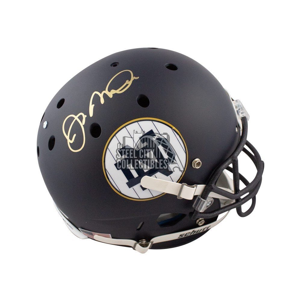 2019 Panini National Treasures Collegiate Football Hobby Box Random Serial # Group Break - Prize - Joe Montana FS Autographed Helmet #2