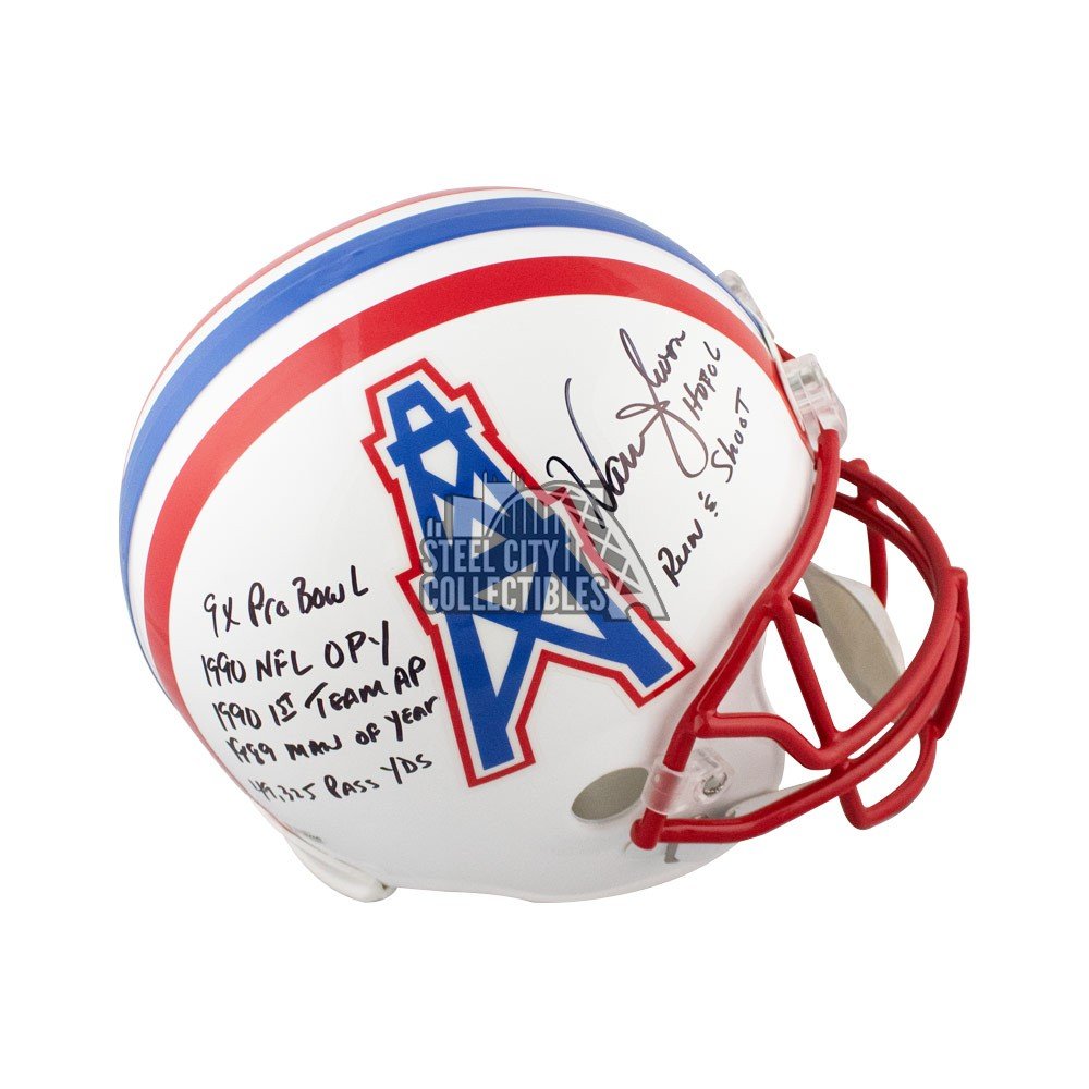 houston oilers silver helmet