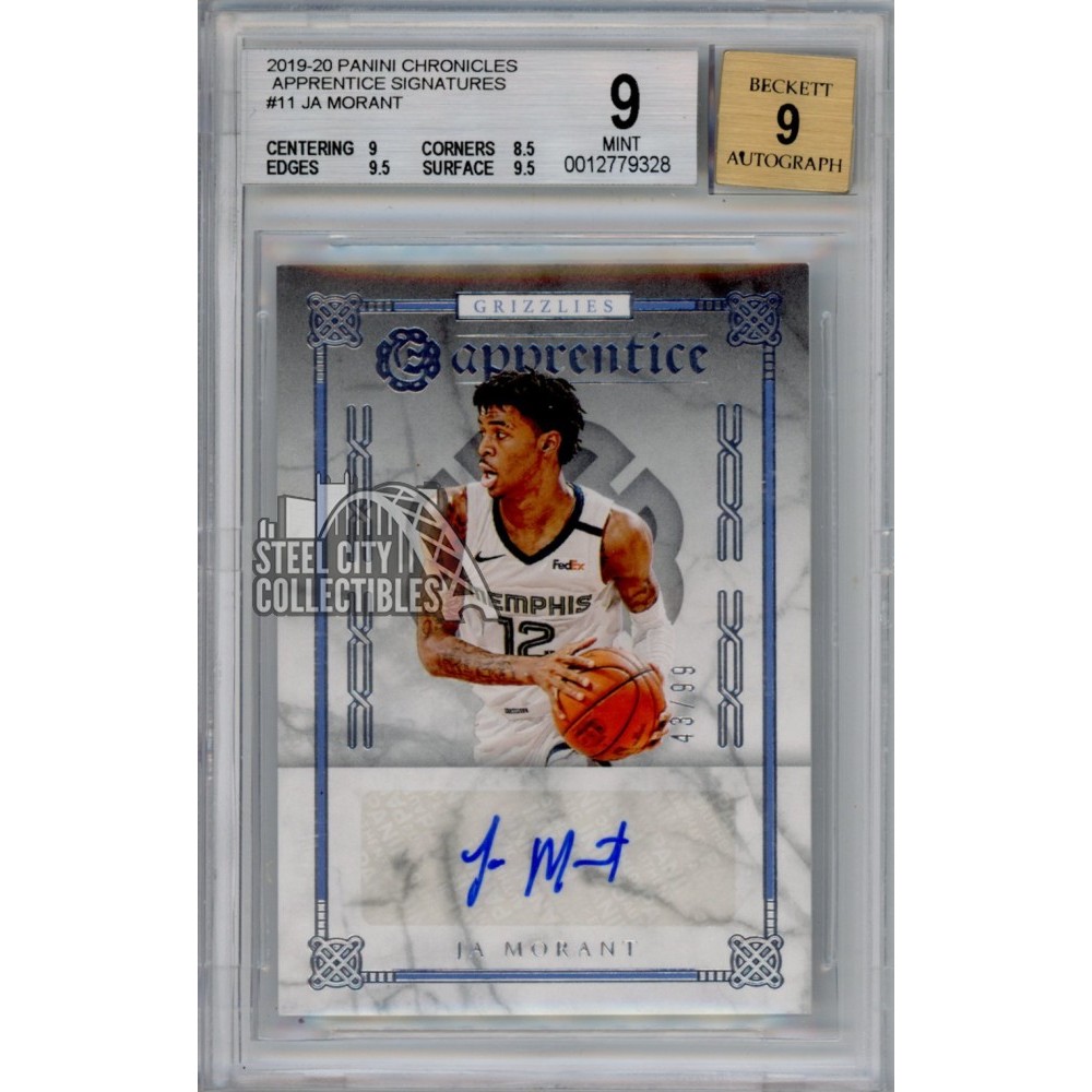 Ja Morant 2019-20 Panini Excalibur Autograph Rookie Card #AP-JAM