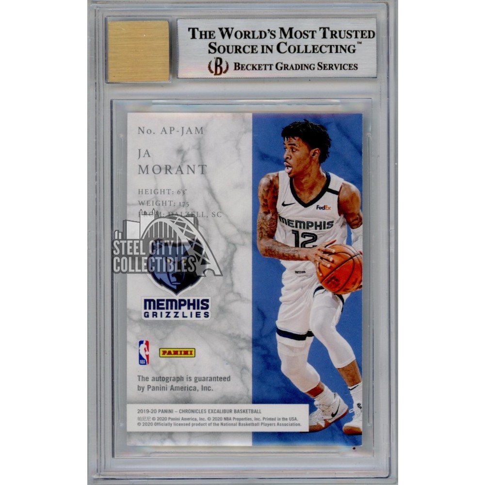 Ja morant psa 9 ルーキーastro Young Dolph 2019-20 Panini Chronicles Ja Morant Rookie Card - PSA