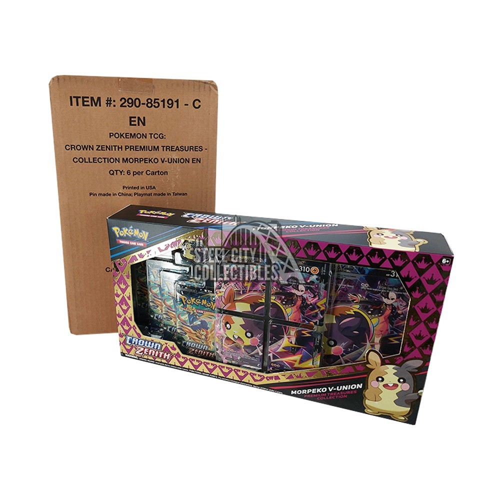 Pokemon Crown Zenith Morpeko V-Union Premium Treasures Collection