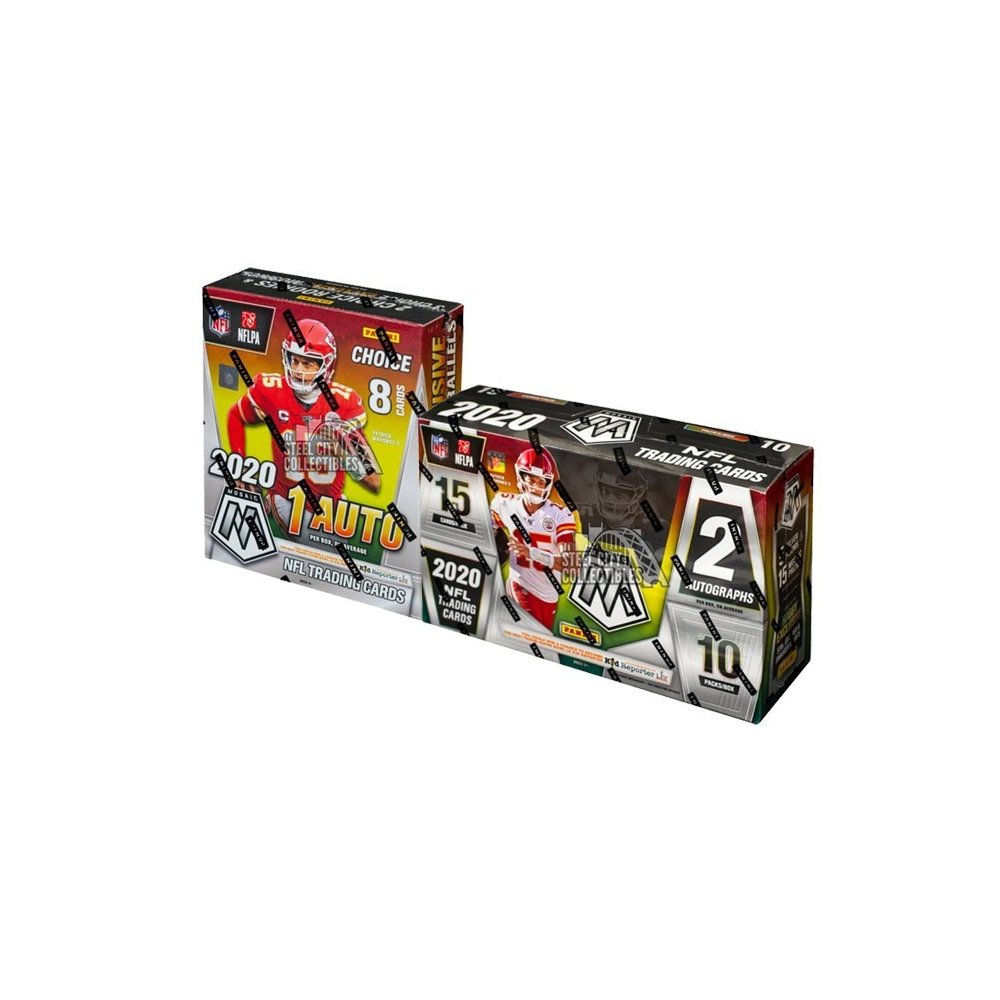 2020 Panini Mosaic Football Dual Hobby Box DUAL Random Pack PRIZE