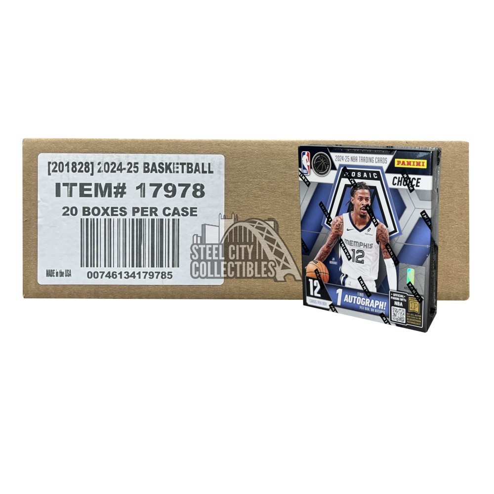2024-25 Panini Mosaic Basketball Choice 20-Box Case | Steel City