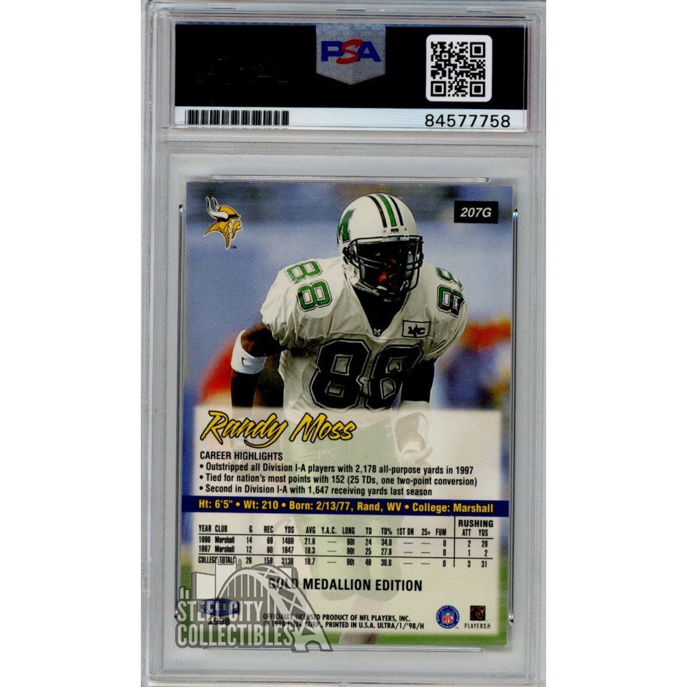 1998 ULTRA RANDY MOSS ROOKIE その他 1998 ULTRA RANDY MOSS ROOKIE