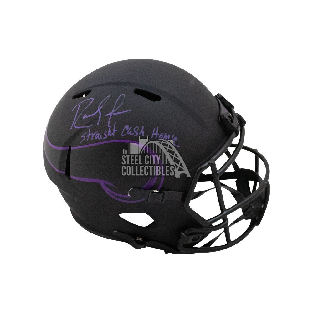 randy moss autographed football