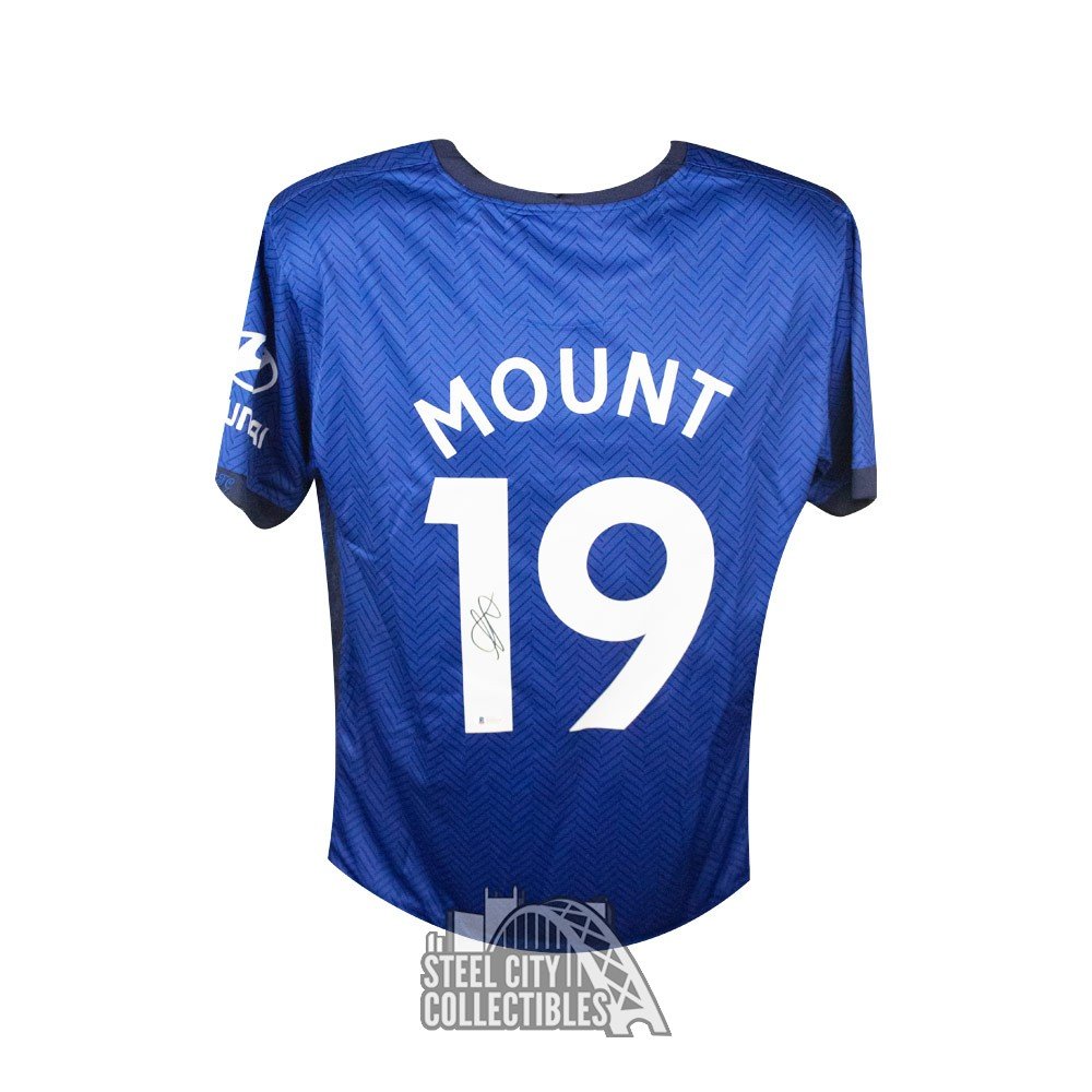 Mason Mount Autographed Chelsea Nike Soccer Jersey - BAS COA