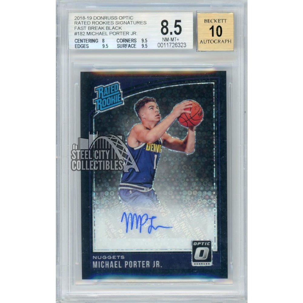 Michael Porter Jr 2018-19 Donruss Optic Fast Break Rated Rookie