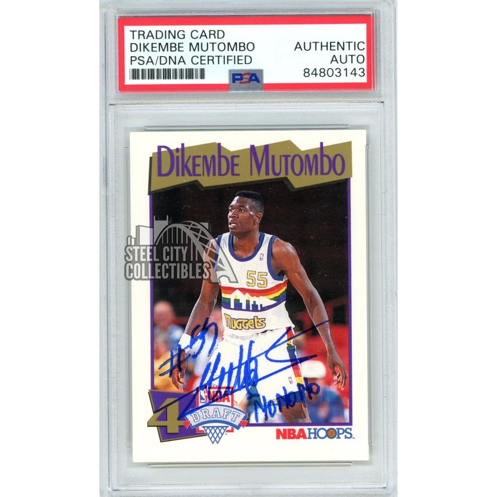 dikembe mutombo limited edition card 1991-92 Fleer Basketball Dikembe Mutombo Limited Edition Card #7 RC Rookie