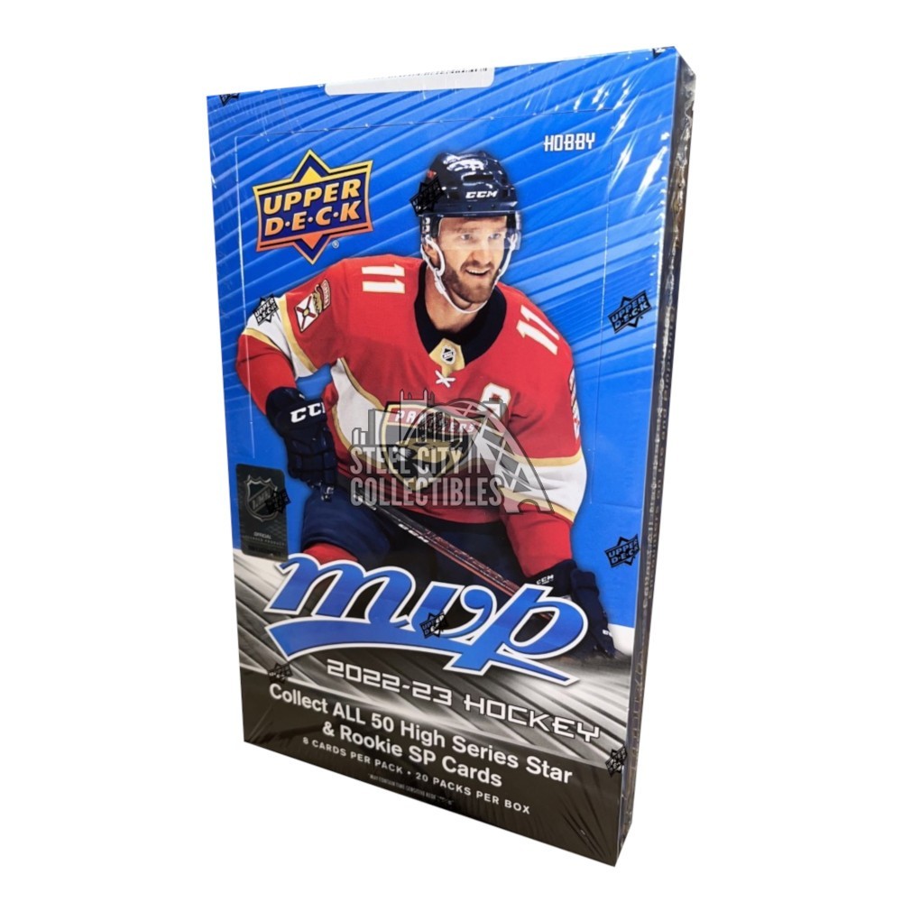 202223 Upper Deck MVP Hockey Hobby Box Steel City Collectibles