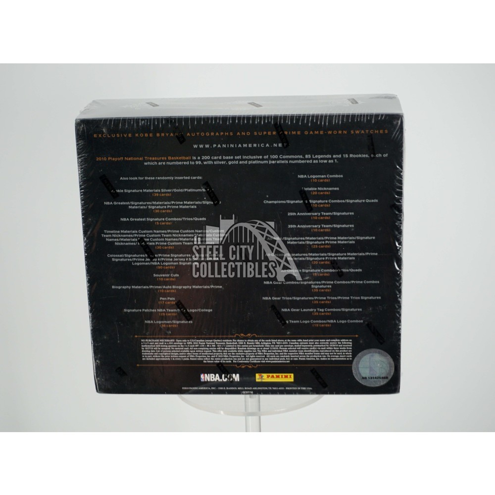 2009-10 Panini National Treasures Basketball Hobby Box | Steel