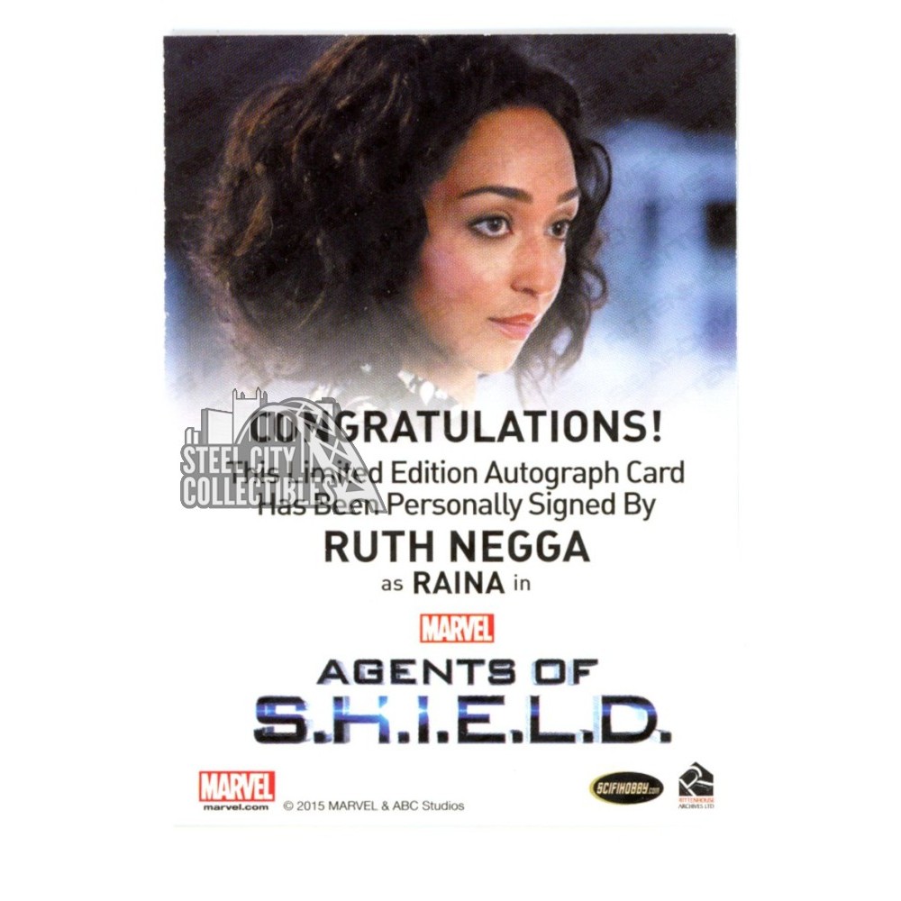 Ruth Negga Raina 2015 Marvel ABC Agents Of Shield Autograph Card
