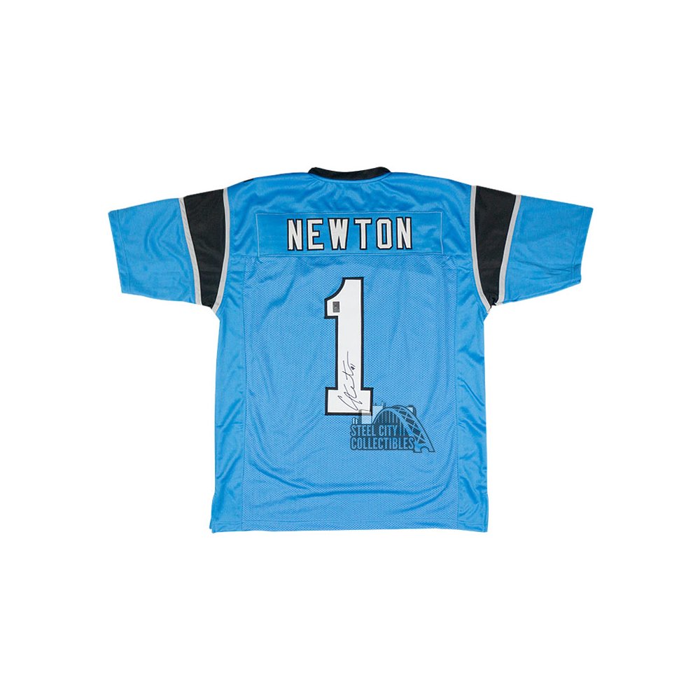 cam newton autographed panthers jersey