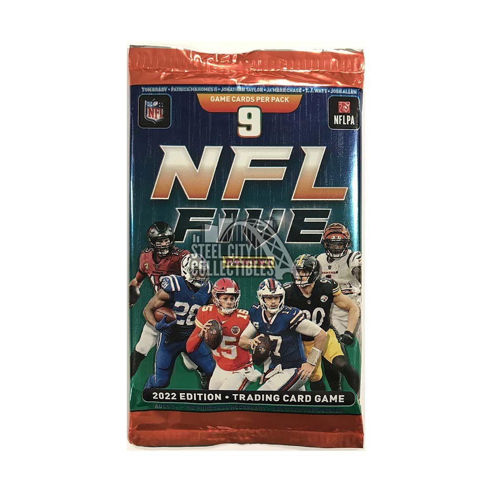 2022 Panini NFL Five Trading Card Game Booster Pack Steel City