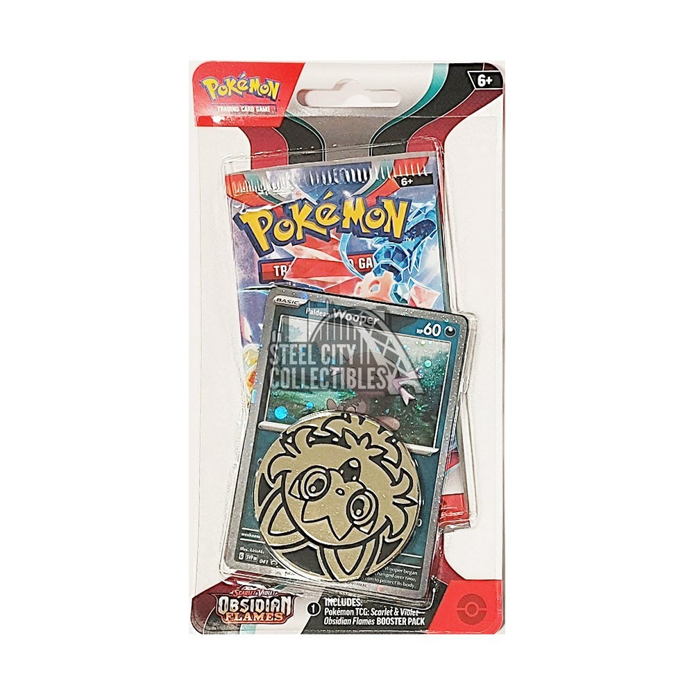 Pokemon Scarlet & Violet Obsidian Flames Checklane Blister