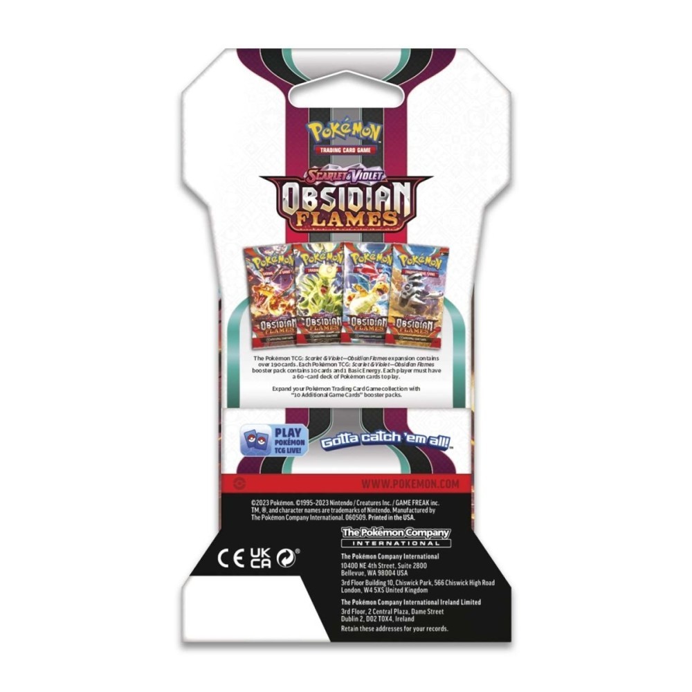 Pokemon - Scarlet & Violet - Obsidian Flames - Sleeved Booster Pack