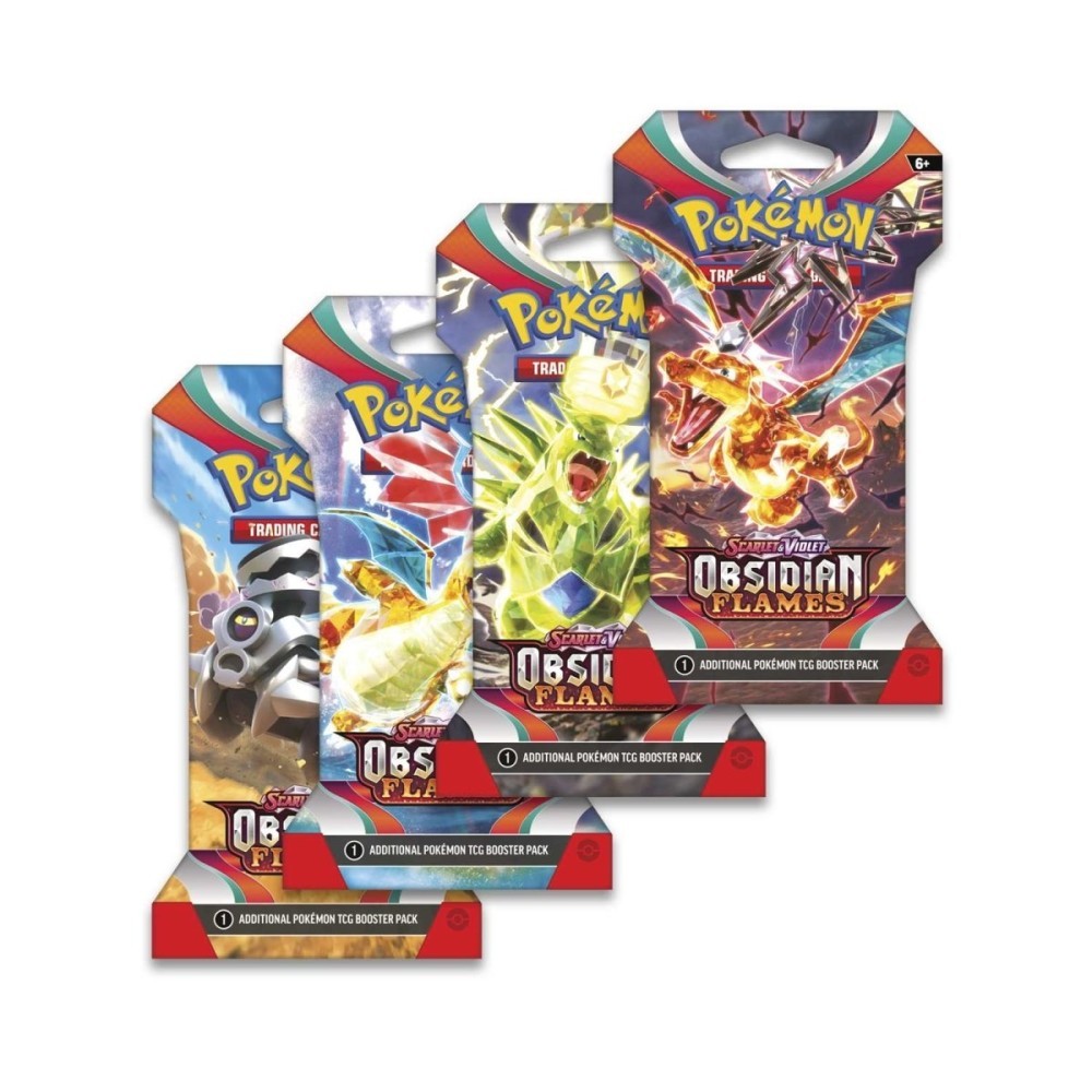 obsidian flames booster box case Pokemon Scarlet & Violet Obsidian Flames Sleeved Booster Case