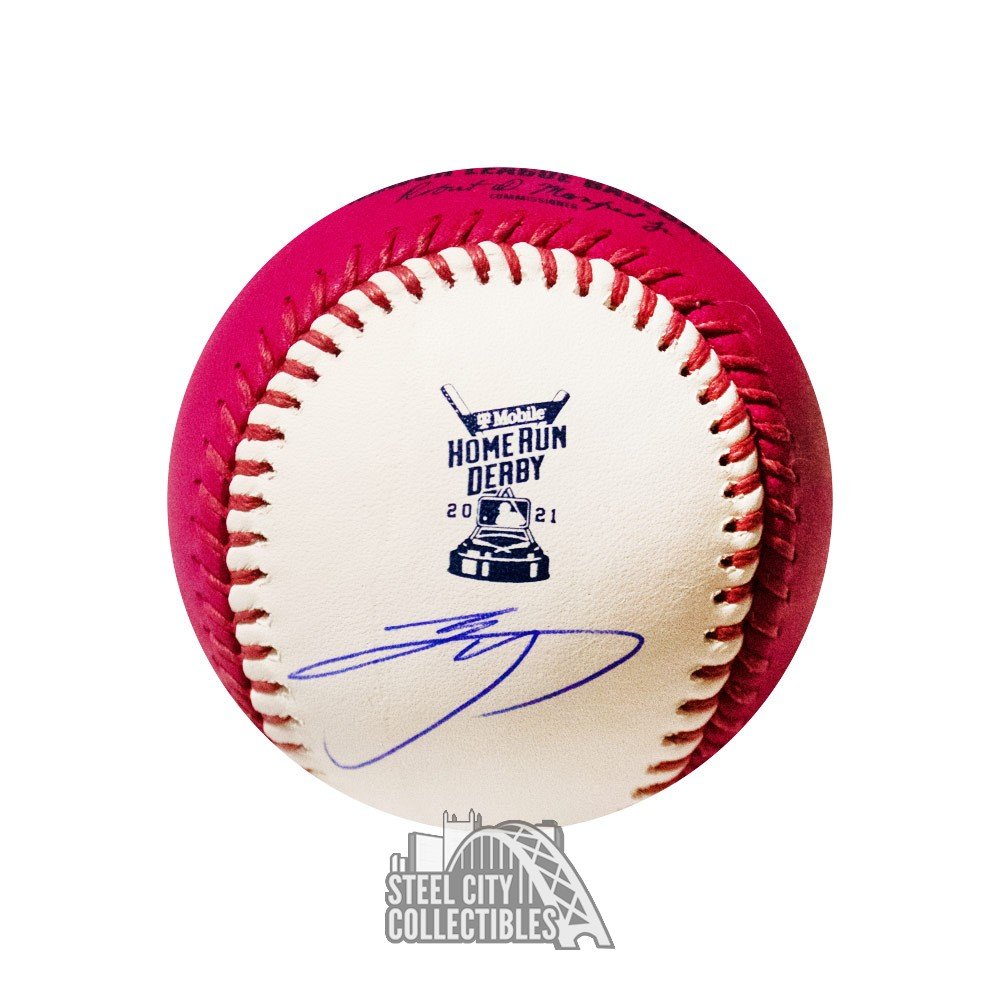 Shohei Ohtani Autographed T-Mobile 2021 Home Run Derby Official MLB Baseball  - Fanatics | Steel City Collectibles