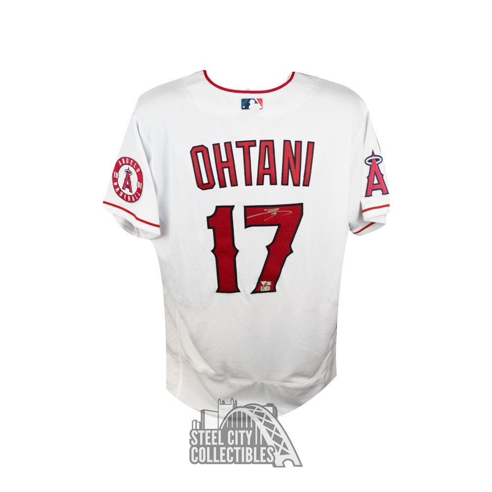 Shohei Ohtani Autographed Los Angeles Angels Nike White Authentic Baseball  Jersey - Fanatics
