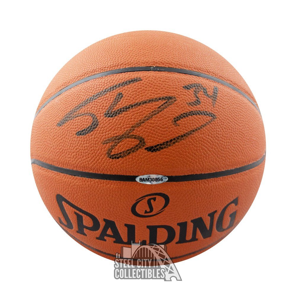 shaq autographed basketball