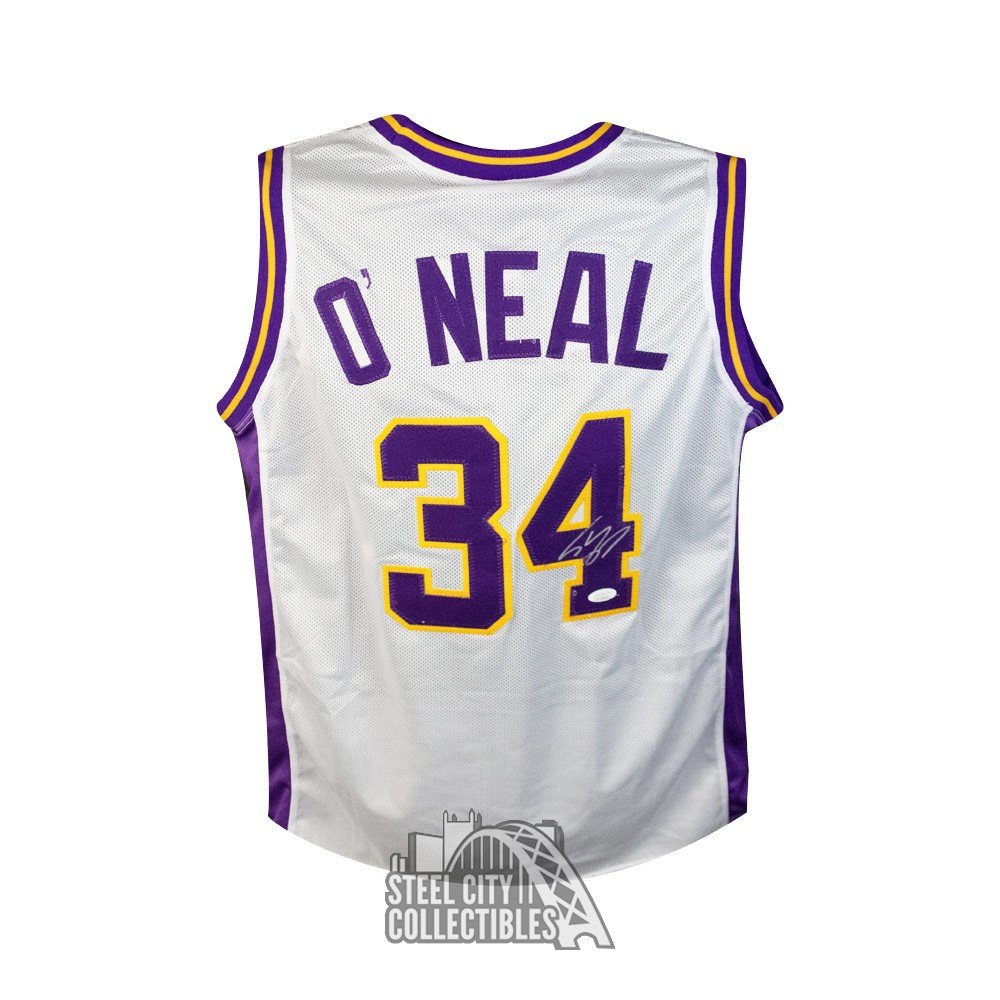 Shaquille O'Neal Autographed Superman Custom Basketball Jersey