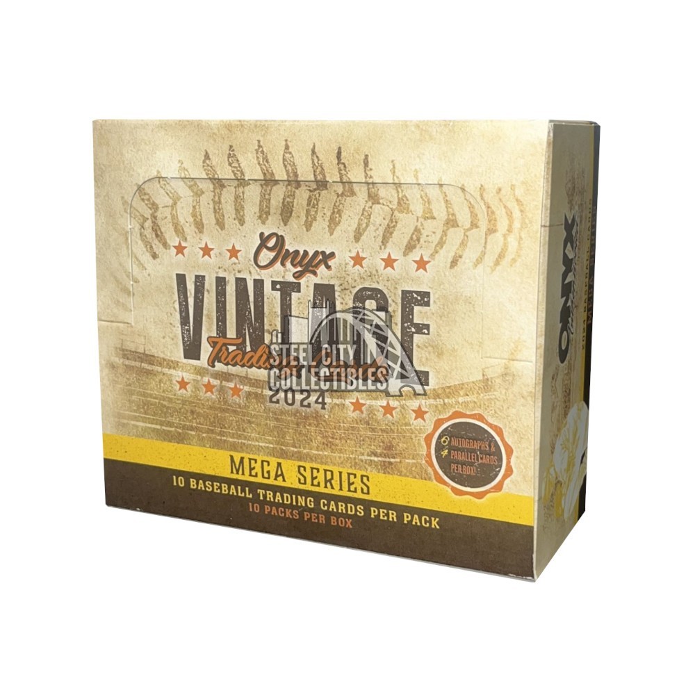 2024 Onyx Vintage Baseball Hobby Mega Box Steel City Collectibles