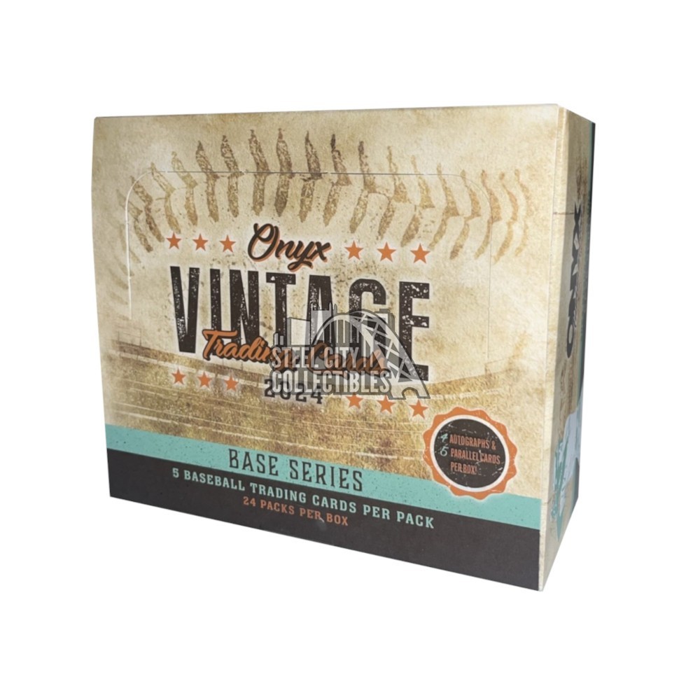 2024 Onyx Vintage Baseball Hobby Box Steel City Collectibles