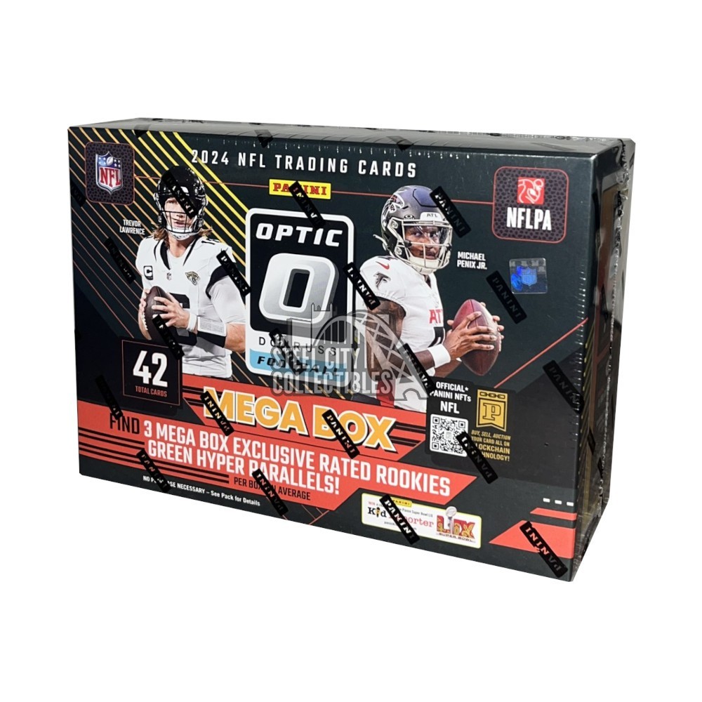 2024 Panini Donruss Optic Football Mega Box (Green Hyper