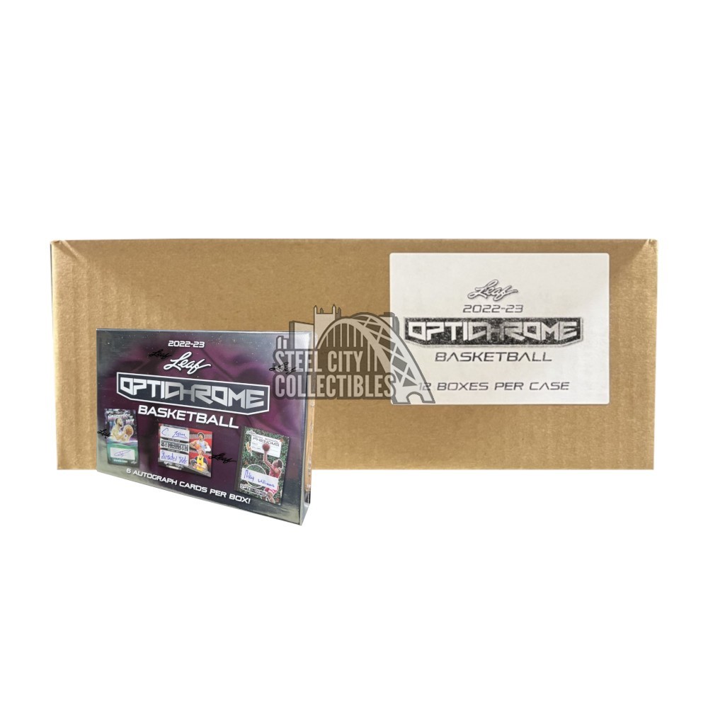 202223 Leaf Optichrome Basketball Hobby 12Box Case Steel City