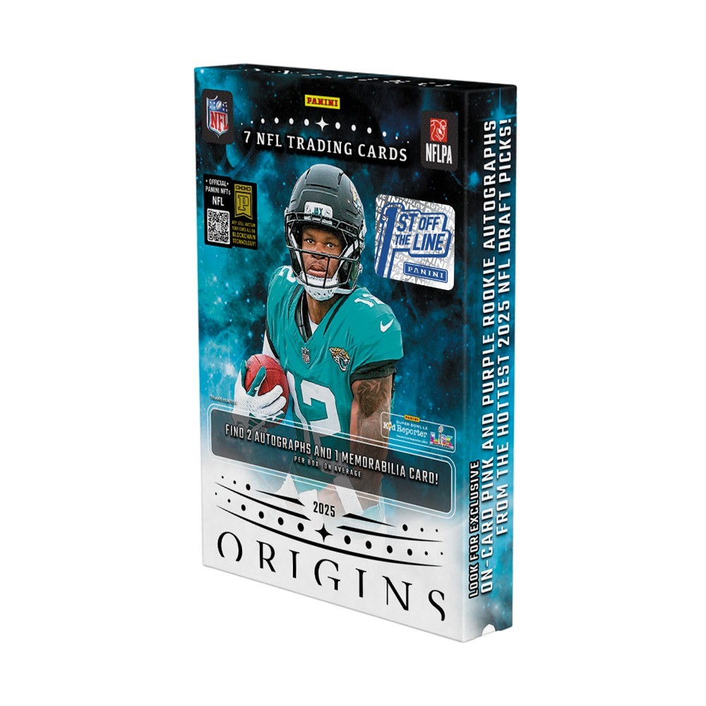 2025 Panini Origins Football Hobby Box - 1st Off The Line
