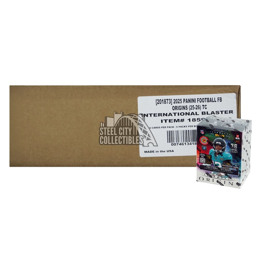 2025 Panini Origins Football International Blaster 20-Box Case