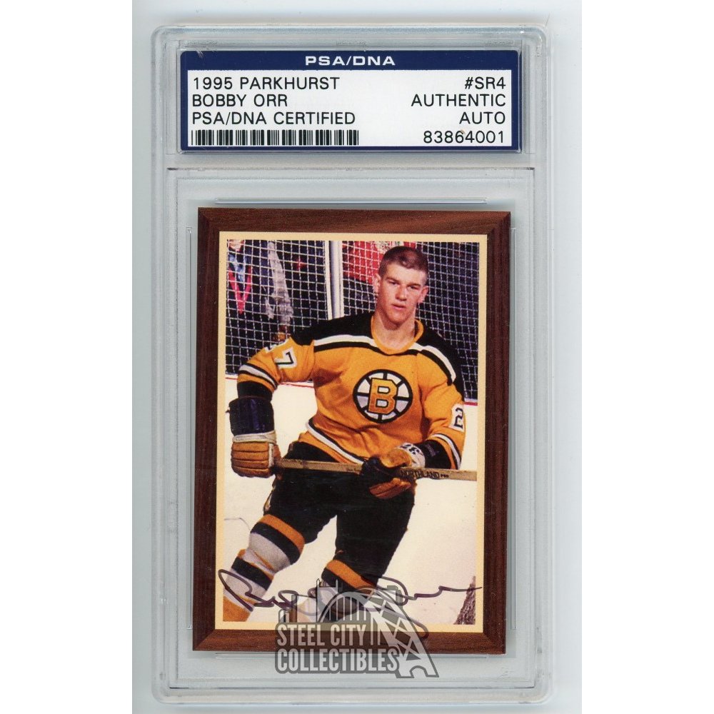 Bobby Orr 1995 Parkhurst Autographed Rookie Card SR4 PSA/DNA /500