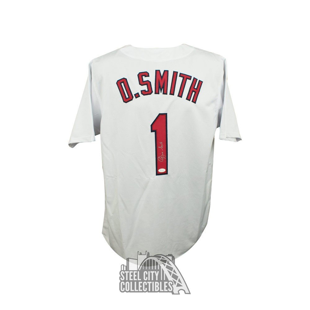 ozzie smith autographed jersey