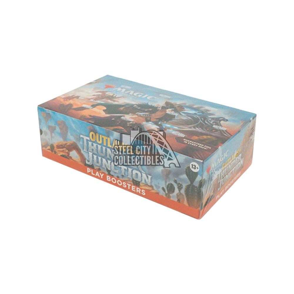 magic the gathering outlaws of thunder junction play booster box Amazon.com: Magic: The Gathering Outlaws of Thunder Junction Play Booster  Box