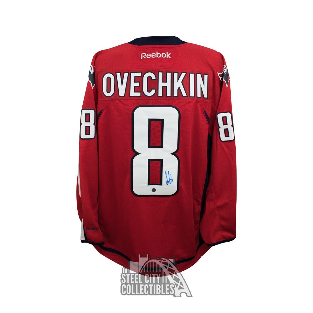 New Reebok Authentic Signed Alexander Ovechkin Washington Capitals