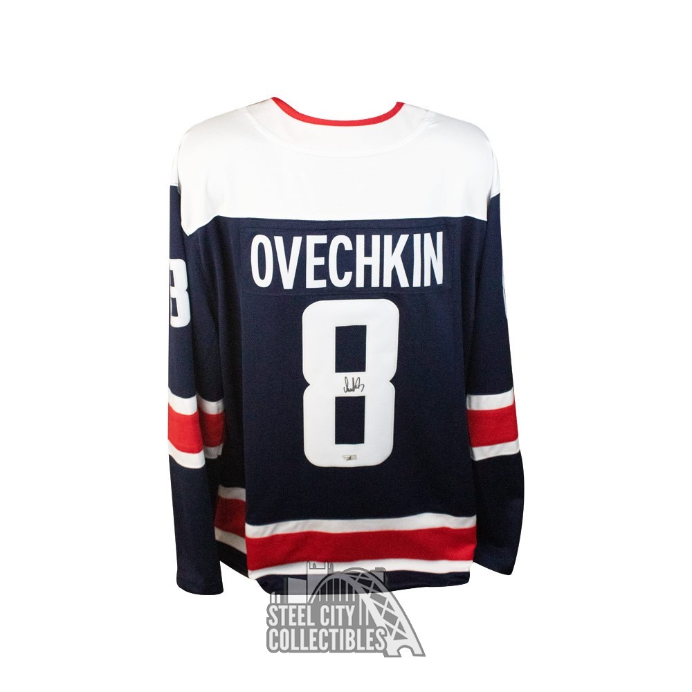 Alexander Ovechkin Signed Capitals Custom Framed Jersey (Fanatics)
