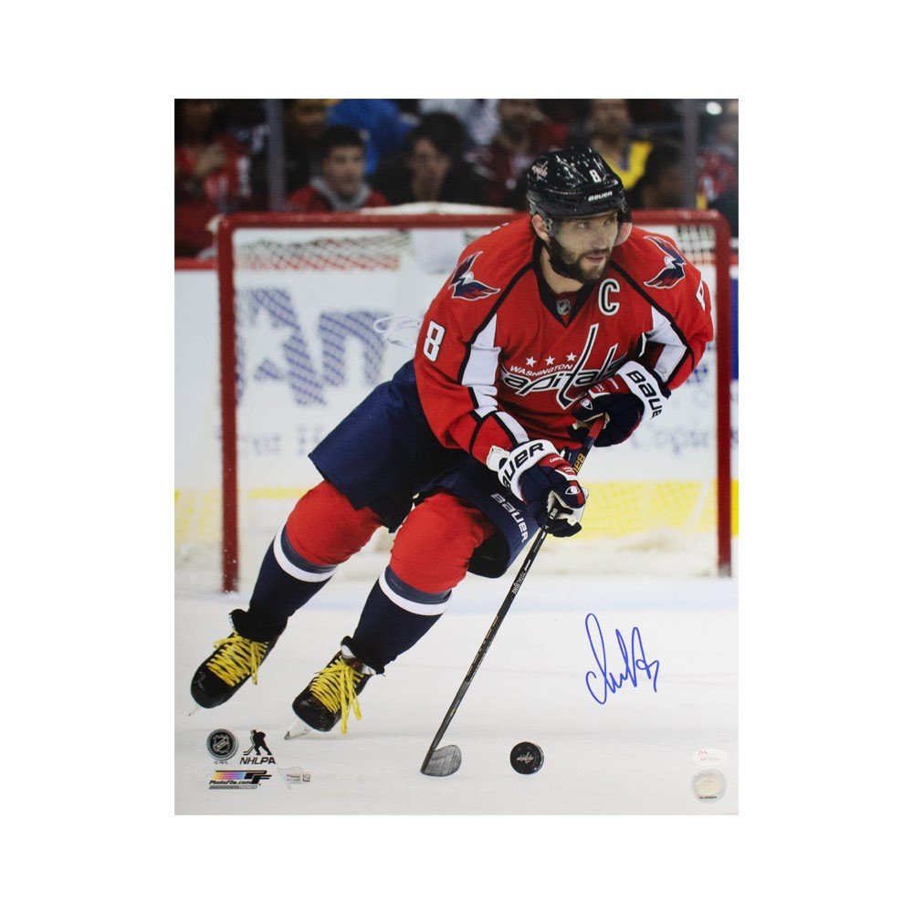 Alex Ovechkin Washington Capitals Autographed Framed Navy