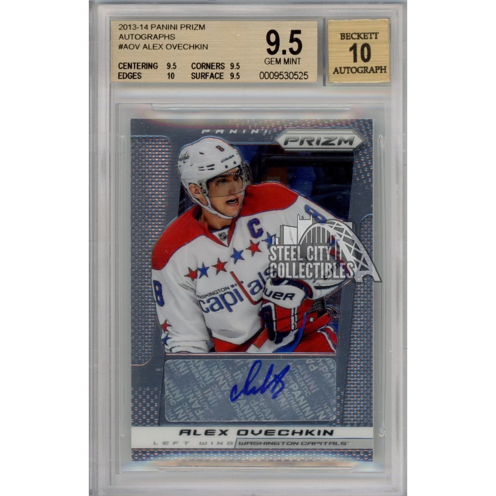 Alexander Ovechkin 2013-14 Panini Prizm Autograph Card #A-OV BGS
