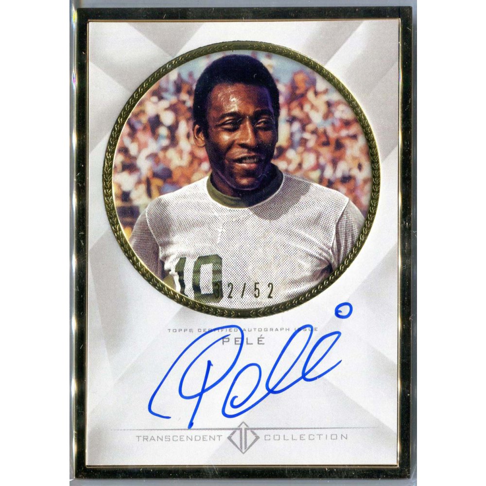 Pele 2016 Topps Transcendent Base Framed Autograph Auto Card 32/52