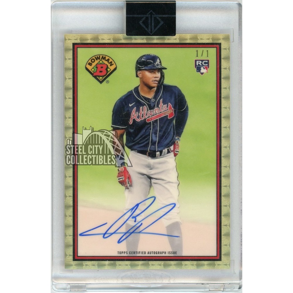 Cristian Pache 2021 Topps Bowman Transcendent 1989 Superfractor Rookie