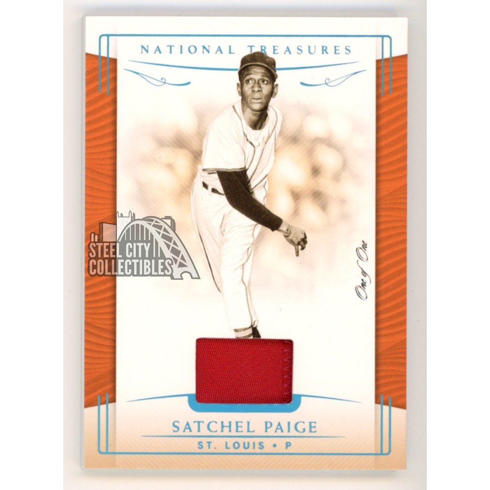 Satchel Paige 2019 Panini National Treasures Patch Card #192 1/1