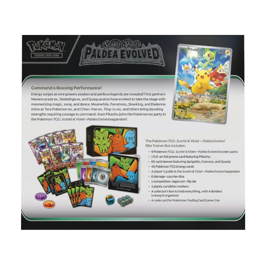 Pokemon TCG Scarlet & Violet Paldean Fates Elite Trainer Box ETB
