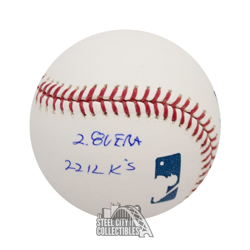 Jim Palmer Stats Autographed Official MLB Baseball - PSA/DNA (6
