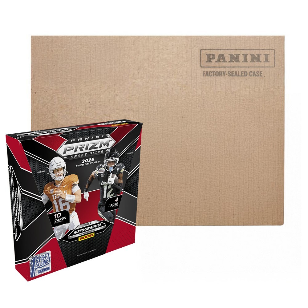 2025 Panini Prizm Draft Picks Collegiate Football Hobby 16-Box Case ...