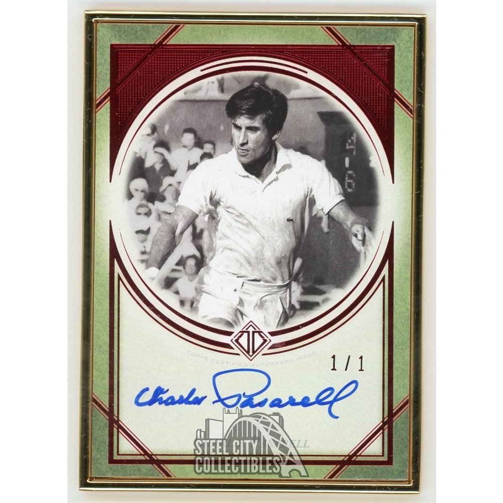 Charlie Pasarell 2020 Topps Transcendent Tennis Autographed Card 1/1
