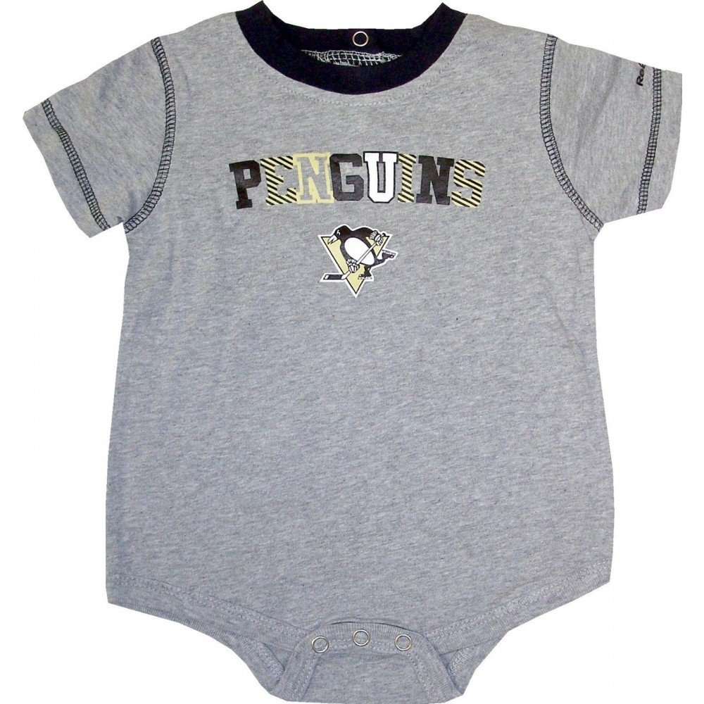 Pittsburgh Penguins Reebok NHL Baby 3-Pack Bodysuit Set