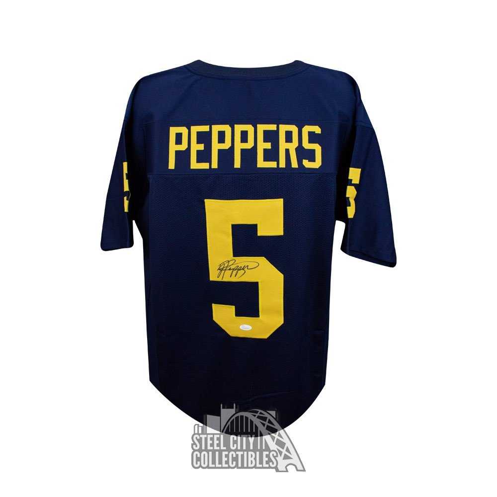 Jabrill Peppers Autographed Michigan Wolverines Custom Football