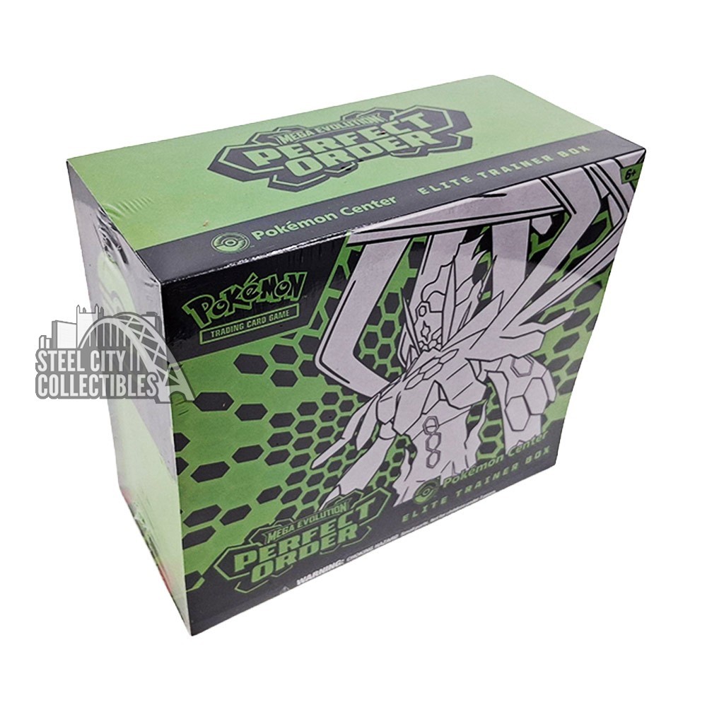 Pokemon Mega Evolution ME3 Perfect Order Pokemon Center Elite Trainer Box |  Steel City Collectibles