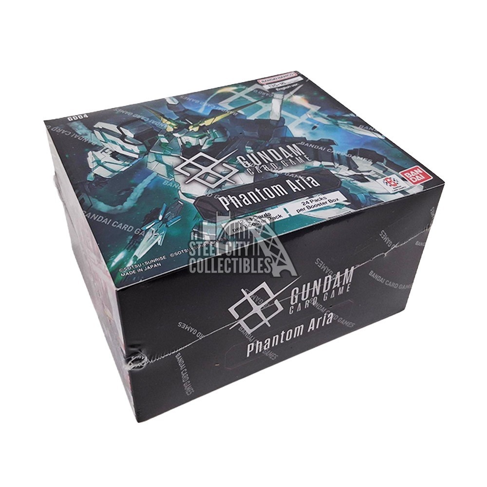 Bandai Gundam Card Game Phantom Aria Booster 12-Box Case | Steel