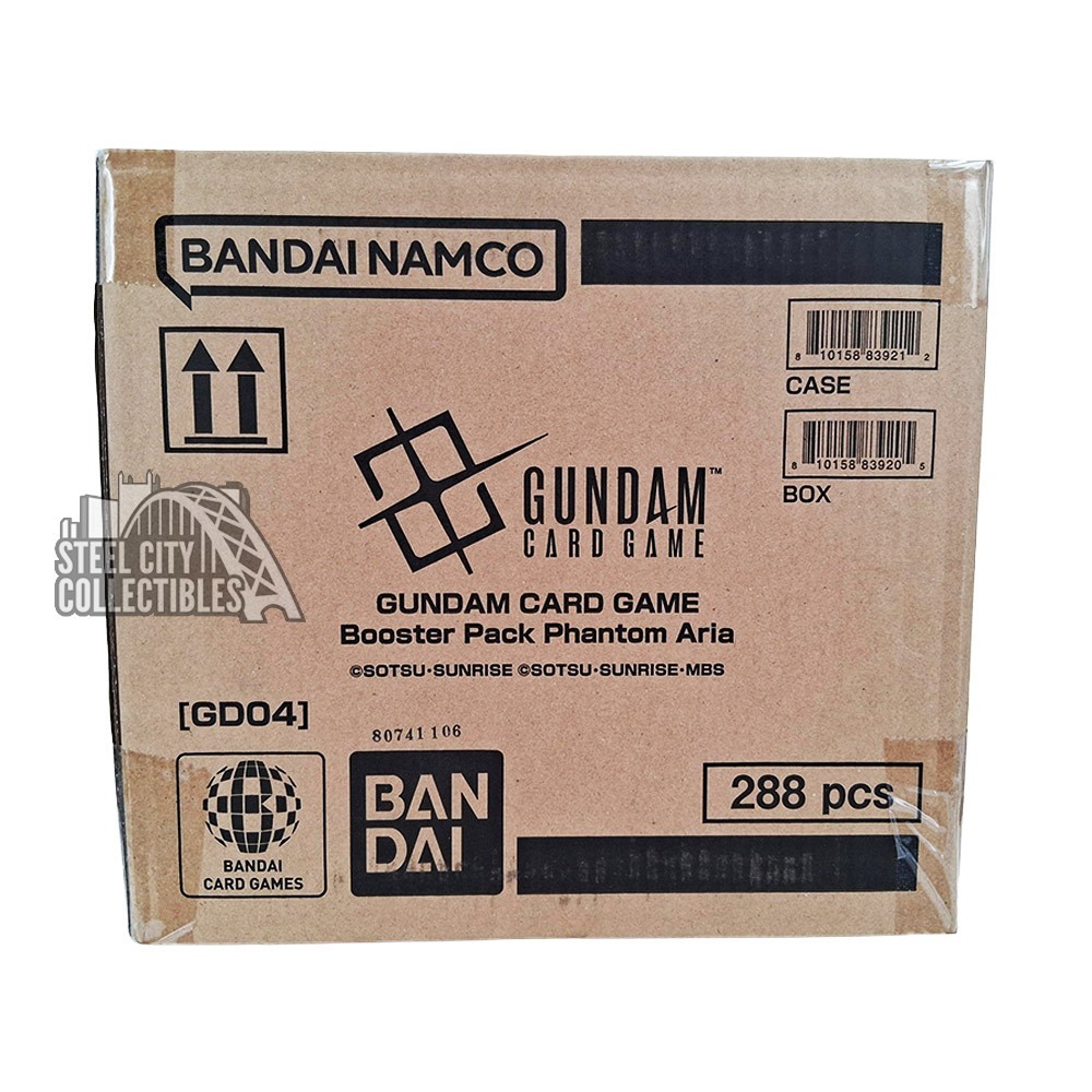 Bandai Gundam Card Game Phantom Aria Booster 12-Box Case | Steel