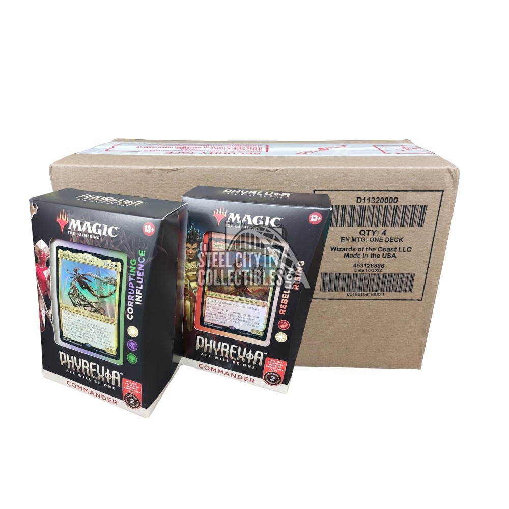 Magic the Gathering Phyrexia All Will Be One Commander Deck Display | Steel  City Collectibles